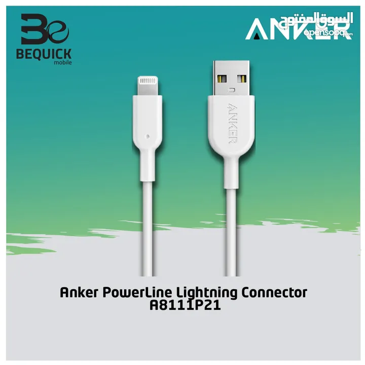 anker power line lightning connector a8111p21 /// افضل سعر بالمملكة