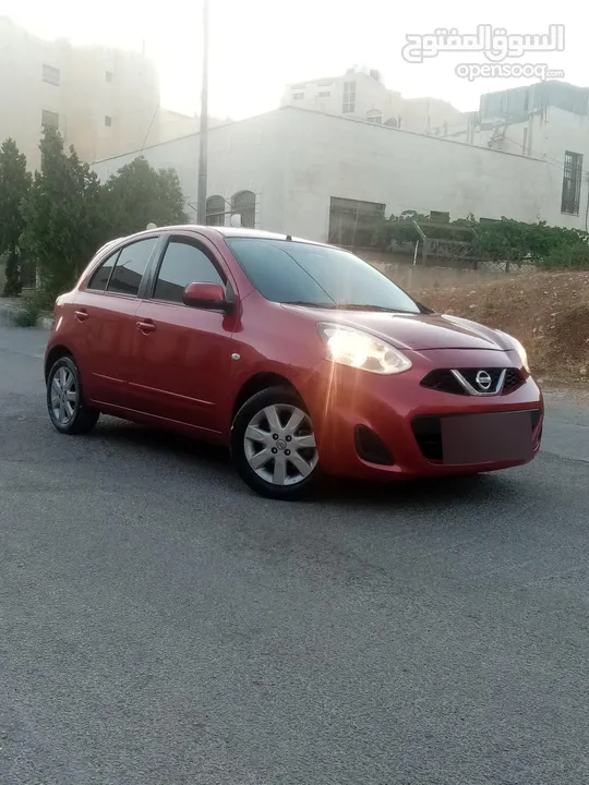 نيسان ميكرا موديل 2020 لون خمري ميتالك فحص كامل