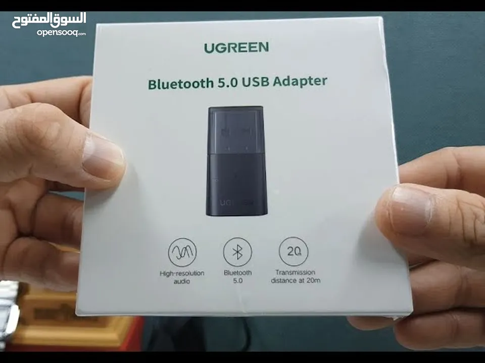 UGREEN CM390 USB BLUETOOTH 5.0 ADAPTER يو أس بي فلاش بلوتوث دنجل