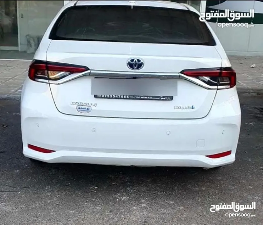 تويوتا كورولا 2021 هايبرد  للبيع مواصفات أوروبية سبعة جيد