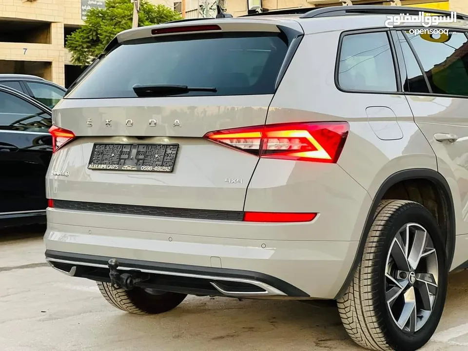 سكودا كودياك فل ++ سبورت لاين 6+1 ماتور 2000 ديزل  /190 حصان /عداد 82000 / فتحه سقف بانوراما /ترخيص