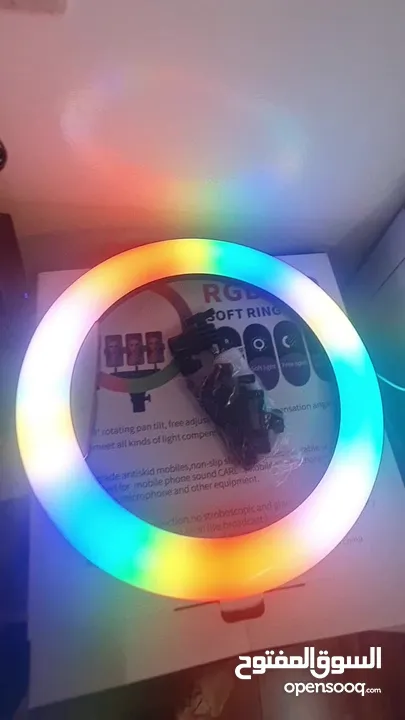 رينج لايت ring light اضاءة التصوير الاحترافية بسعر حرق