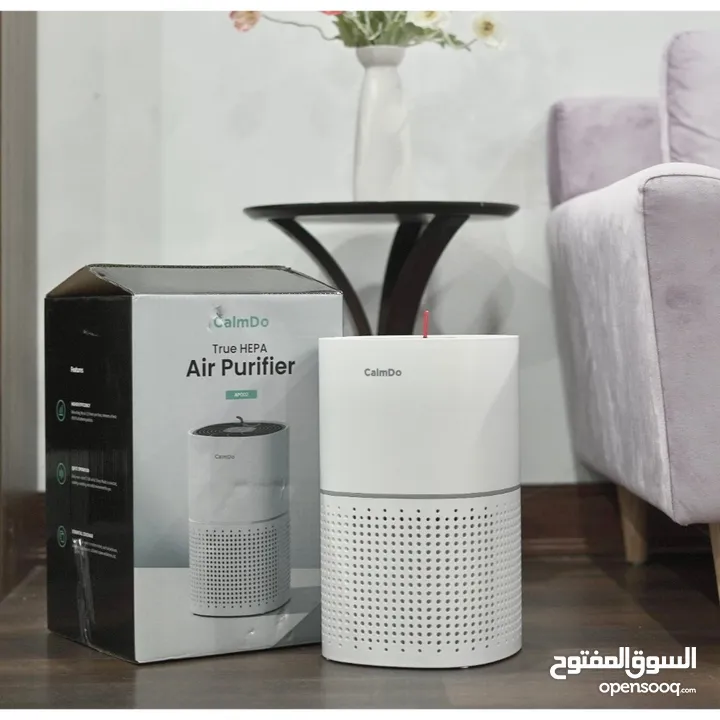 جهاز التنقية CalmDo AP002 HEPA الأقوى في العالم بخاصية تنظيف الفلتر لاعناء بعد اليوم