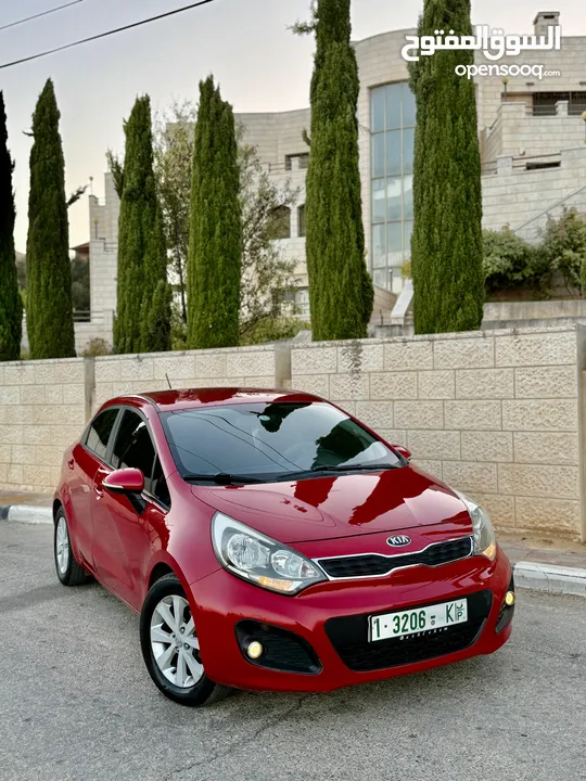 كيا برايد 2014 بنزين اتومات بالكرراتين يد 2