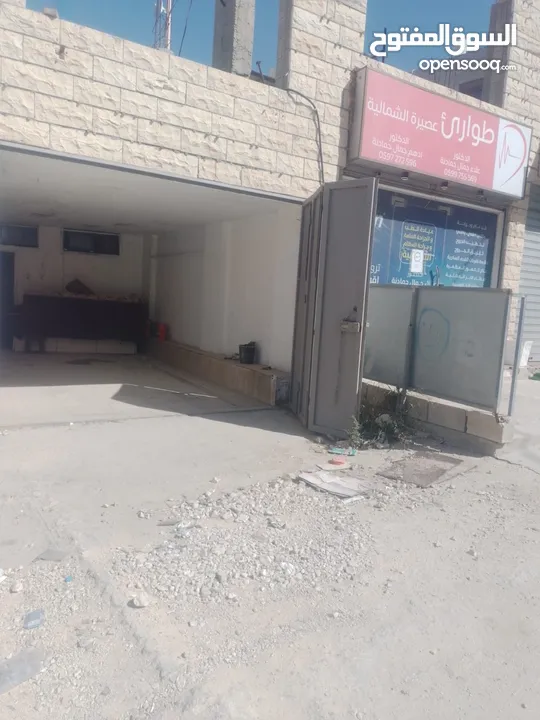 مكاتب للايجار شارع رئيسي عصيرة الشمالية بجانب طوارئ عصيرة الشمالية وسكن لشخصين خلف المكاتب