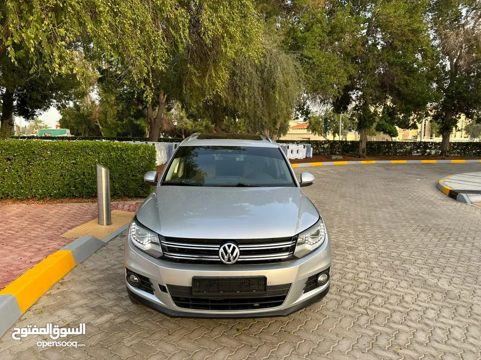 Volkswagen Tiguan  GCC 2014 Full option  فولكسفاغن تيجوان  2014 خليجي جميع الإضافات