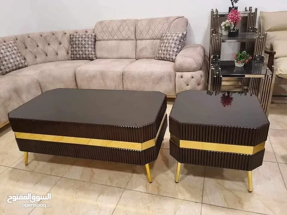 طقم طربيزات اجمل الموديلات الملوكية اقل الاسعار طاولة وسط طاولة شاشة اطقم طربيزات