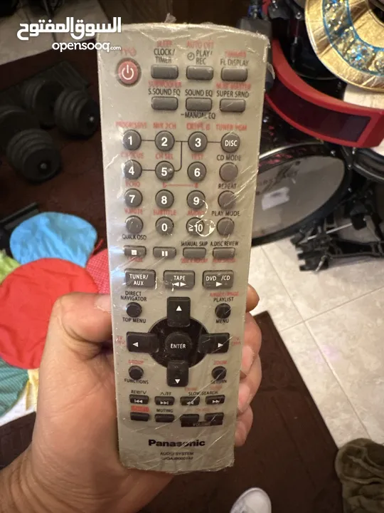 ستيريو dvd مستخدم بحاله ممتازه نوع بناسونك مواصفات عاليه جدا وصوط مميز محيطي للبيع بسعر ممتاز