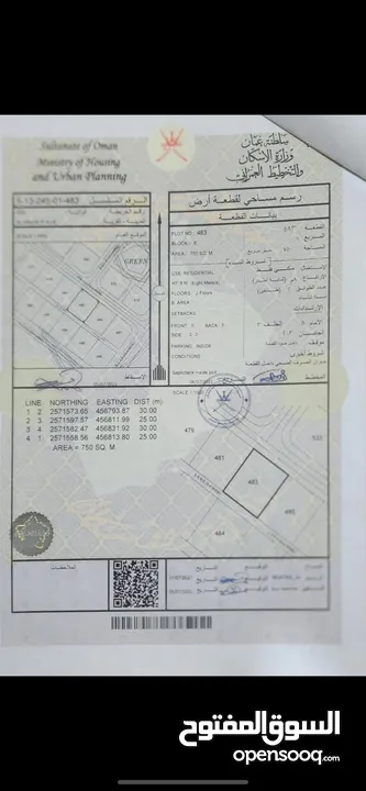 ارض للبيع عبري/طيب في موقع جدا ممتاز وخلف روضه صرح الأوائل و قريبه من الشارع (اقراء الوصف)  A123