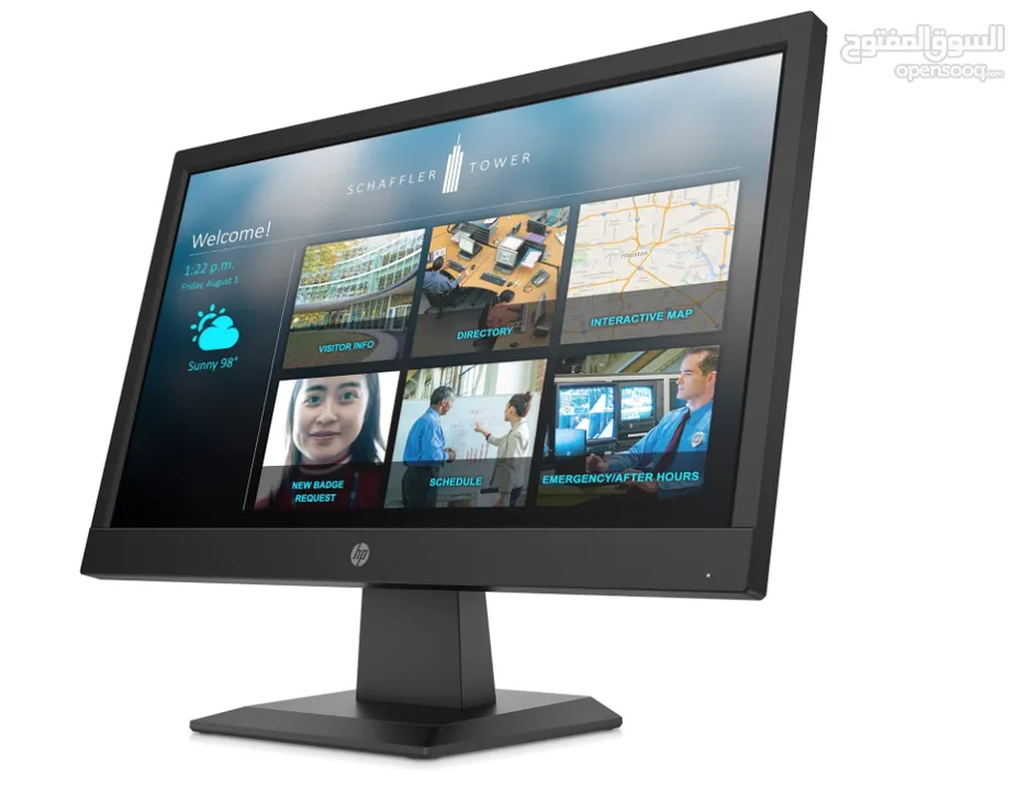 شاشة جديدة ( HP MONITOR P19BG4 19 INCH)