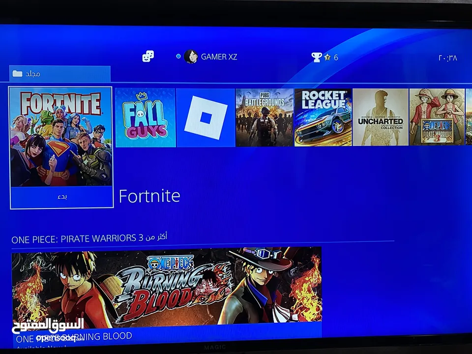 Ps4 slim 1000g ولا ملاحظة