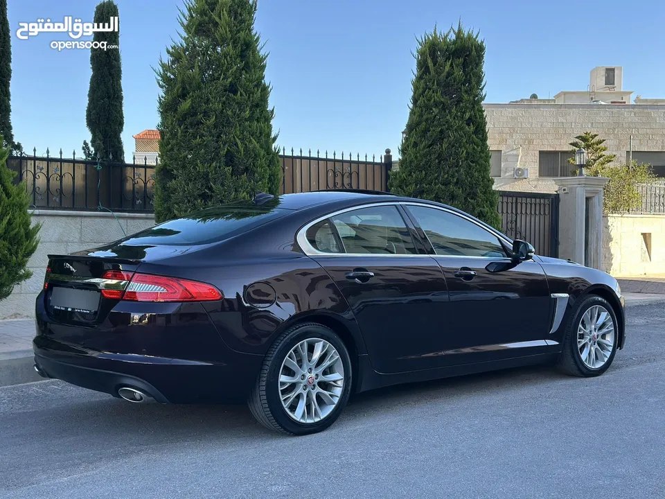 JAGUAR XF 2014 Full option وارد الوكالة / صيانة الوكالة قاطعة مسافة 100 الف كم