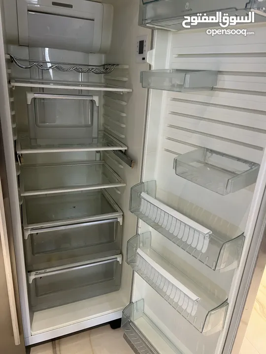 Side by side American fridge/freezer