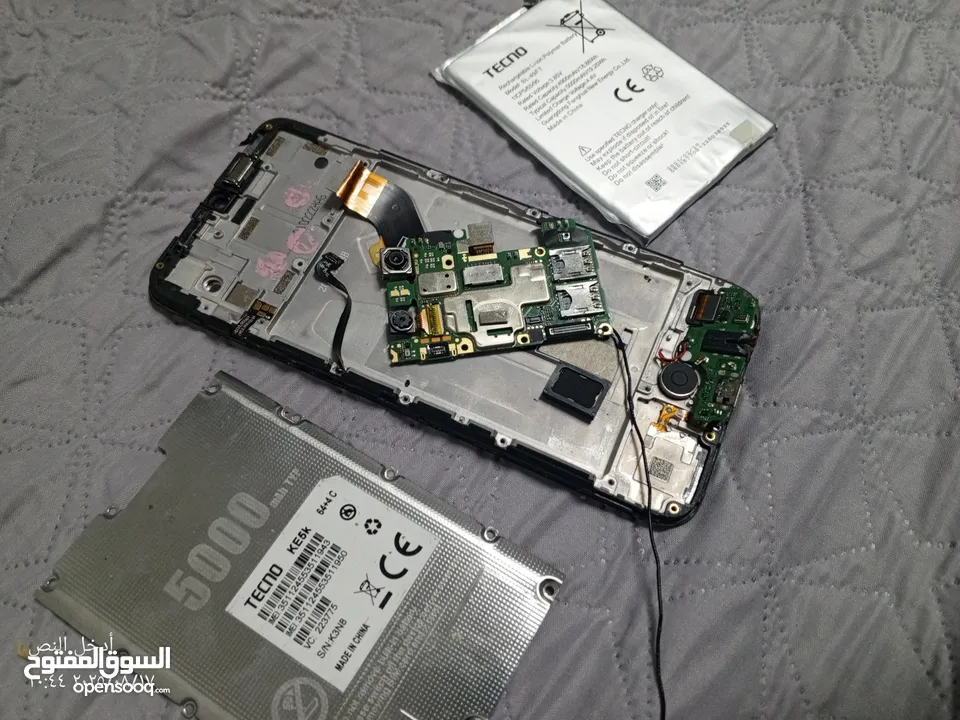 قطع غيار هاتف تكنو