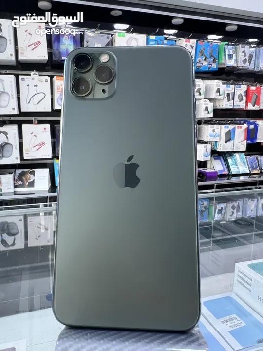 iPhone 11 Pro Max Used (256 GB)  ايفون 11 برو ماكس (256) حيجا  مستعمل بحالة ممتازة مش مفتوح او مصلح