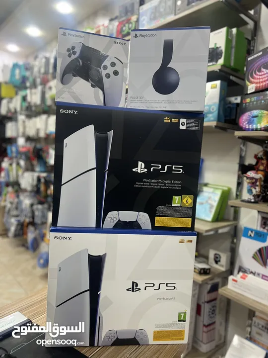 بلايستيشن 5 جديد بجميع إصدارتها بأفضل الأسعار playstation 5 new