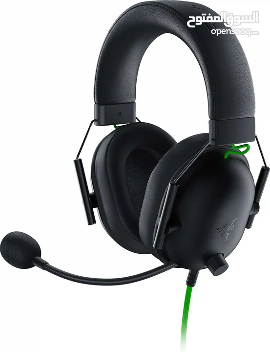 سماعة Razer BlackShark V2x اخف سماعة من شركة Razer سماعة قوية للجيمنج + سماعة سلكية + في مجال بالسعر