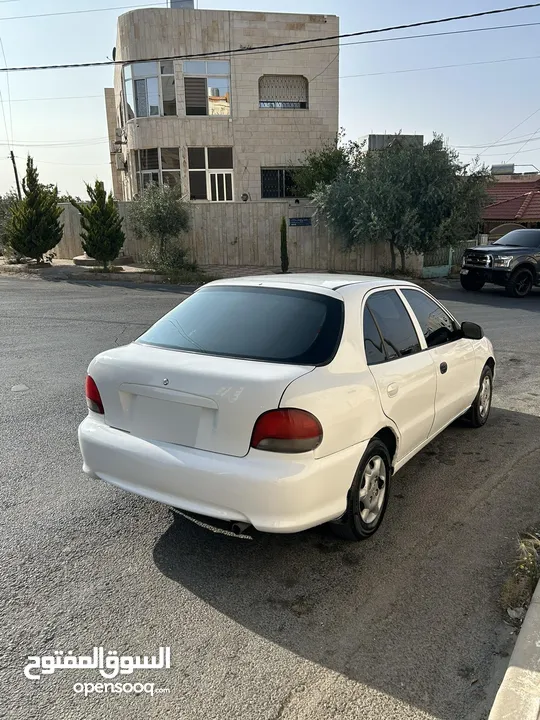 هيونداي اكسنت 97 قصة الدب هاتشباك بحالة ممتازة