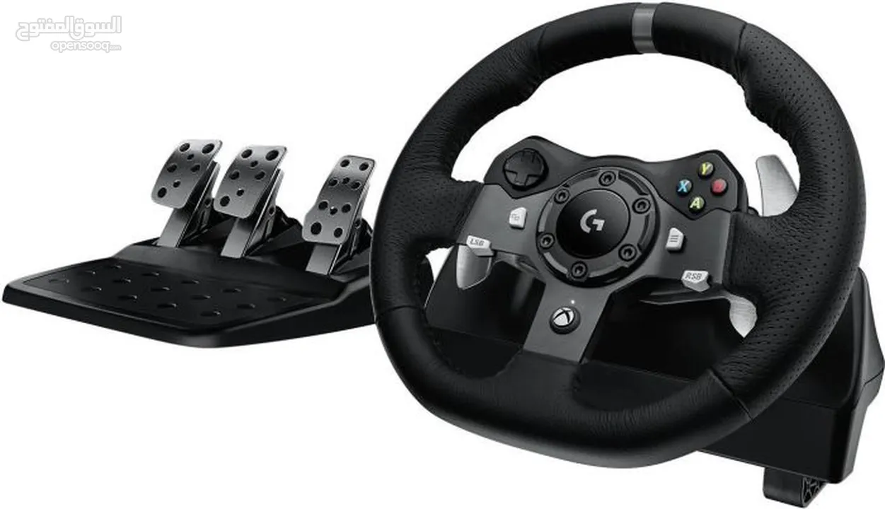 Logitech G920 wheel and paddles for gaming and better gaming experience. FOR ALL CONSOLES