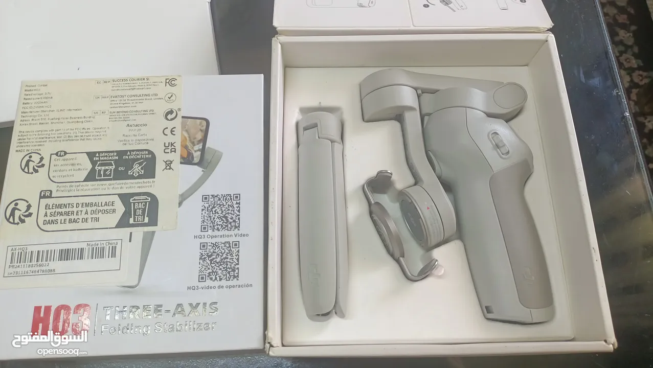 جامبل تصوير للموبايل 2 للبيع DJI + Axnen بحالة الوكالة استخدام بسيط  من أروع الأنواع