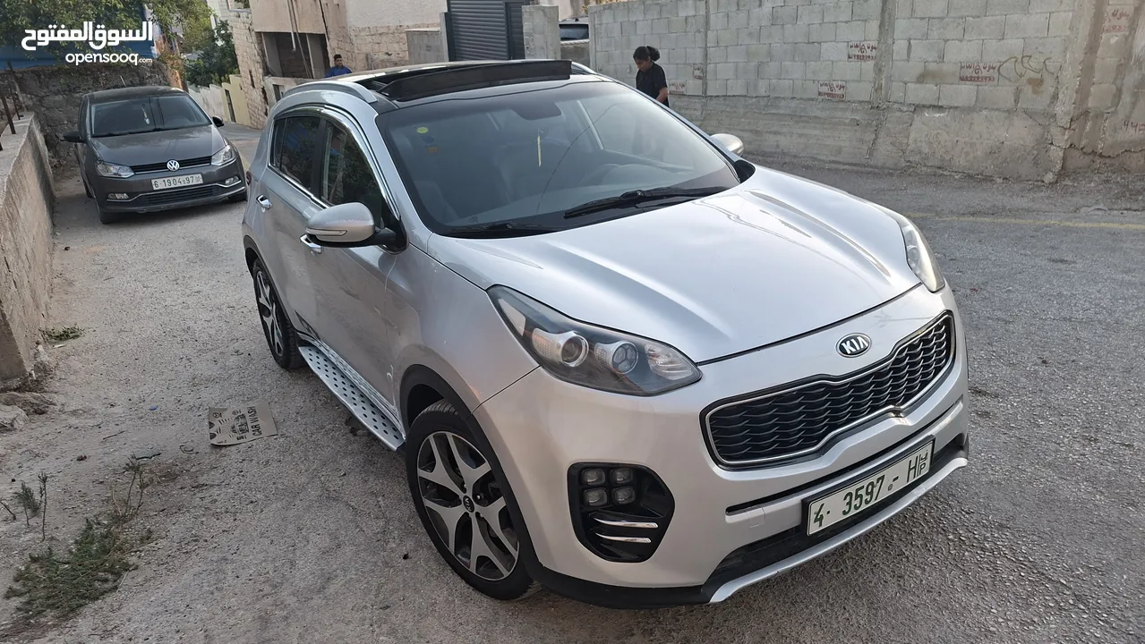 كيا سبورتج جتي لاين 2016فلل اضافات مع فتحة سقف بنوراما للبيع بسعر حررررق كاش نخب و ماتور 2000ديزل