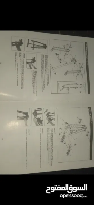 ماكينة رياضة يدوية الغزال الطائر  الماكينة مركبة وجاهزة ومعها كتلوج