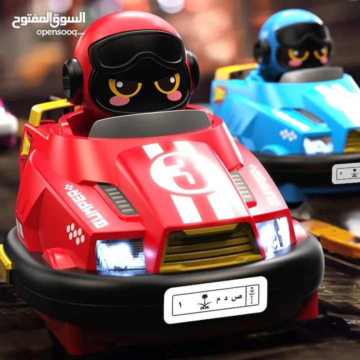لعبه سيارات التصادم لعبه تصادم السيارات  اللعبه بيجى معاها 2 عربيه و 2 جهاز تحكم  بتشتغل ب بطاريات