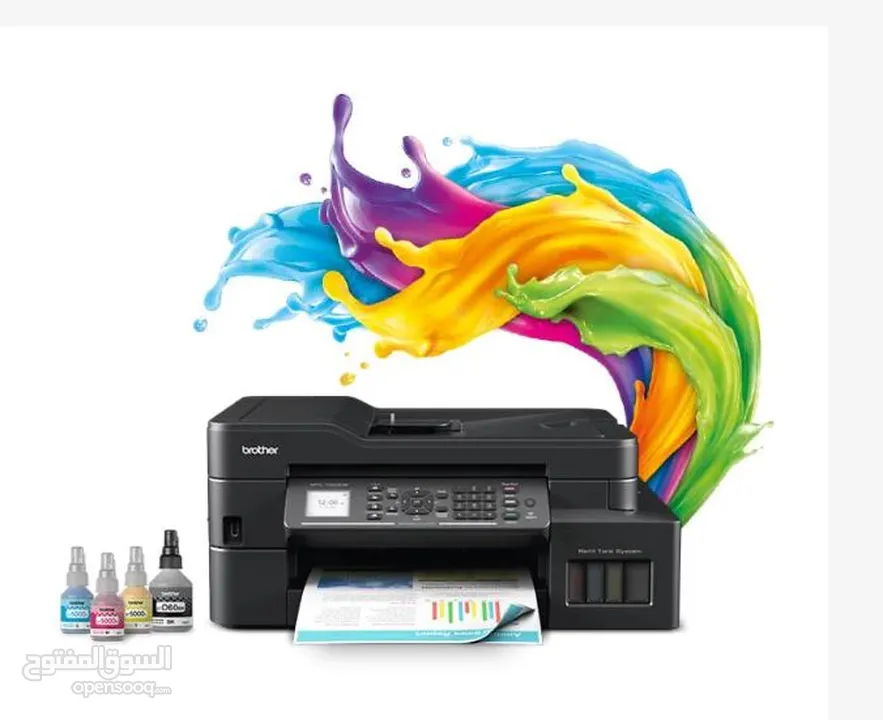 طابعة بروذر لاسلكية متعددة المهام Brother Wireless All In One Ink Tank