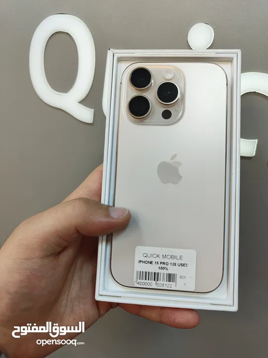IPHONE 16 PRO ( 128GB ) USED /// ايفون 16 برو ذاكرة 128 مستعمل وكاله