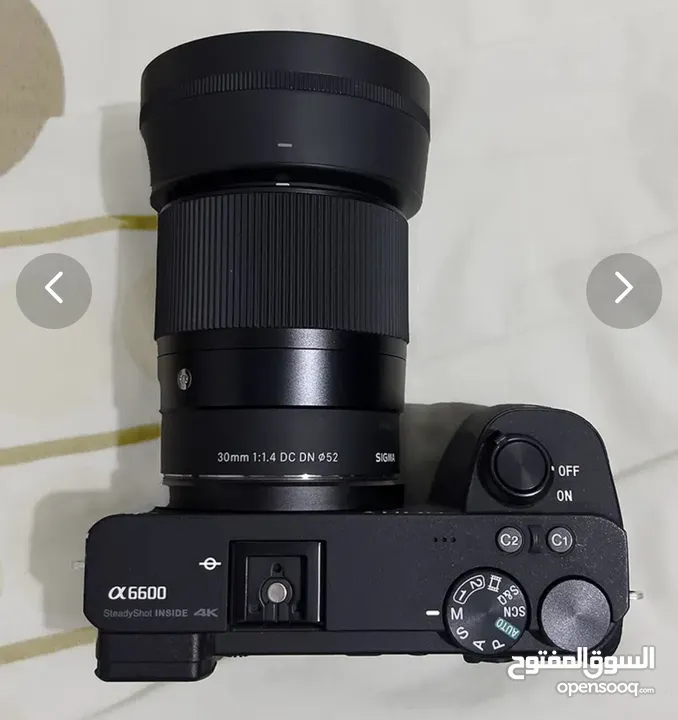 Sony Alpha A6600 with sony 18-135mm and Sigma 35mm f1.4 rarely used