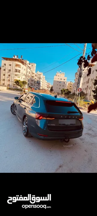 سكودا اوكتافيا 2021 استيشن فحص نخب فل الفل ما عدا فتحه ترخيص تئمين شامل طولكرم موجوده