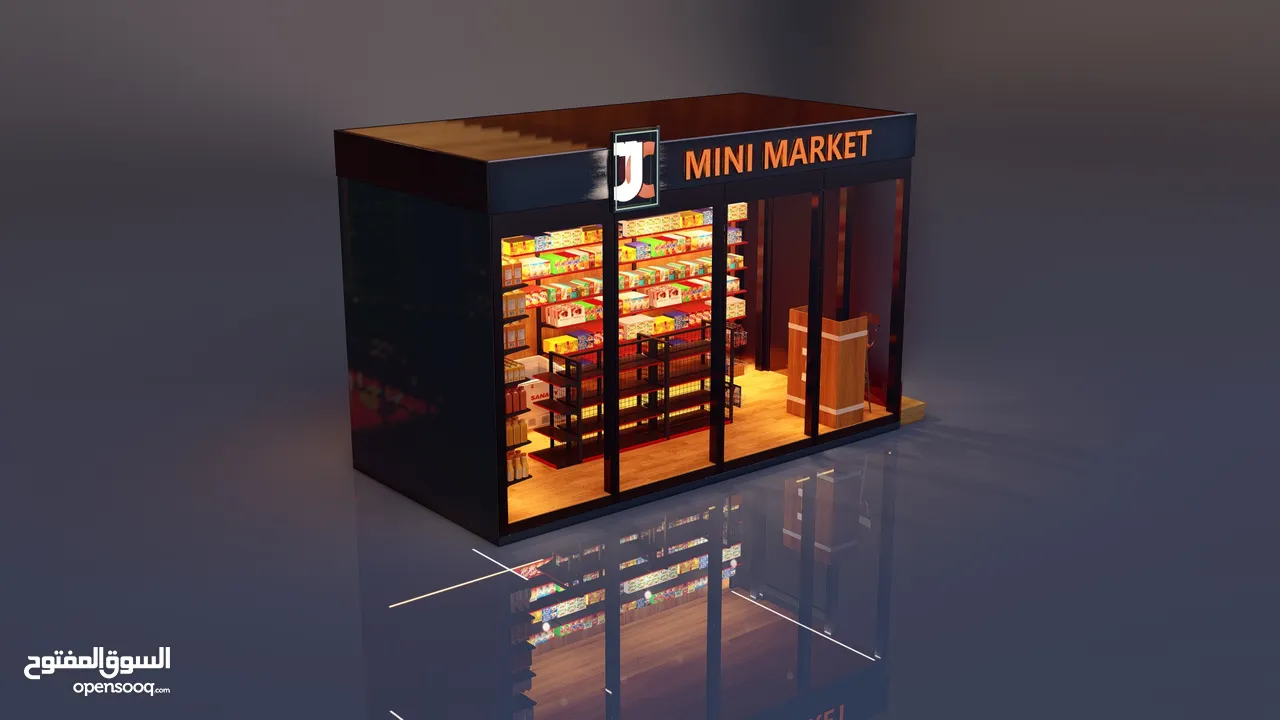 تصميم مشاريع تجارية وفود تراك _ درايف ثرو محلات واجهات كلادينج تصميم فعاليات