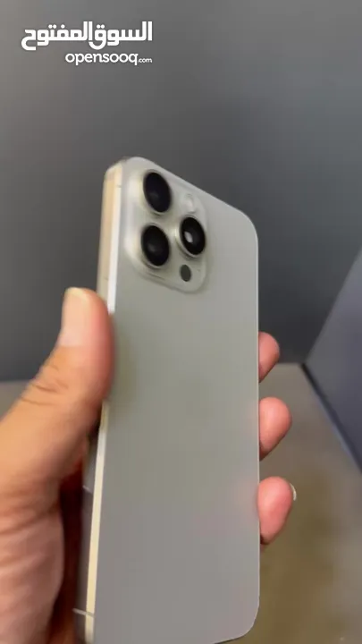 I PHONE 15 PRO MAX 1T USED مستعمل  بطارية ‎%‎97  مكفول اسبوعين  تبديل او ترجيع