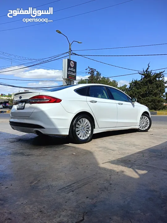 فورد فيوجن تيتانيوم 2018 Ford Fusion Titanium white  اعلى مواصفات نظيفه جدا استخدام شخصي ماشيه 96000