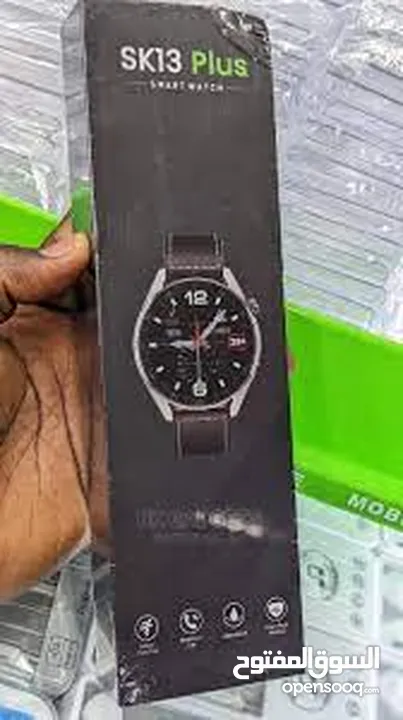 ساعة ذكية تشبك بالتلفون بالوان SK13 plus smart watch جميلة