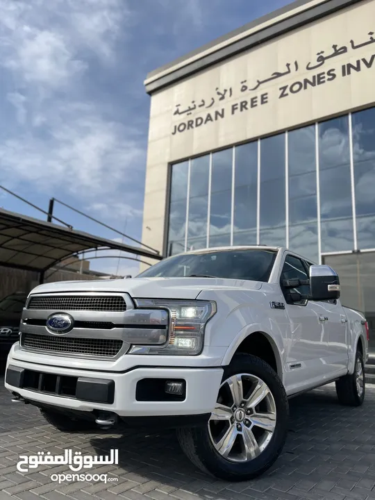 Ford F150 Diesel PLATINUM Clean title مواصفات خاصة بلاتينيوم  اعلى صنف