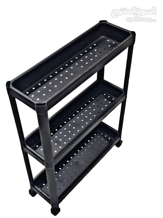 * Minty Life Vesken  3 tier in black color *Bergshult white shelves