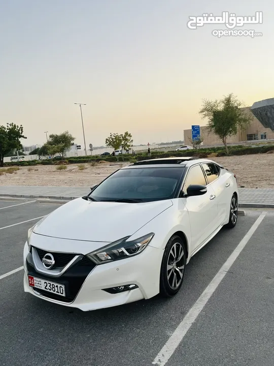 نيسان ماكسيما  Nissan maxima Gcc panoramic full  2017 option