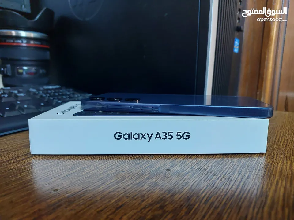 هاتف سامسونج جالكسي A35 5G / سعة 256 جيجا / جديد / لون ازرق Navy / الرام 8 جيجا