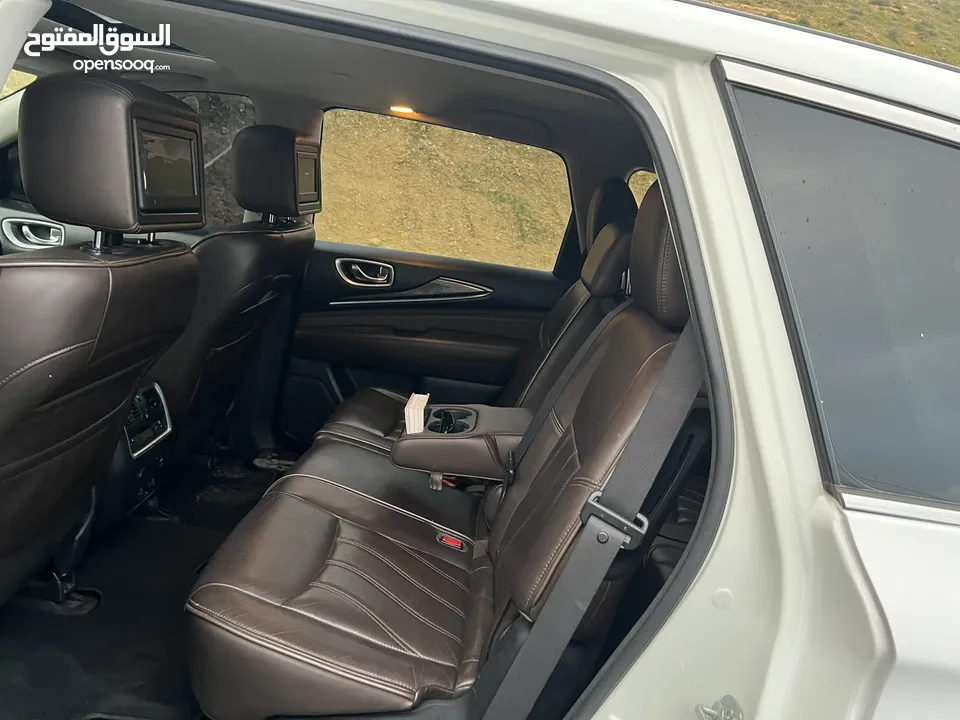 انفنتي  QX60 / 2014 وارد أمريكي لون لؤلؤي مميز بحاله الوكاله كاش أو / قابل للبدل