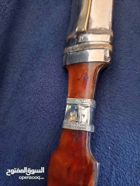خناجر فريده مشغوله يدويا عاج مطعم فضة وفولاذ الله يبارك