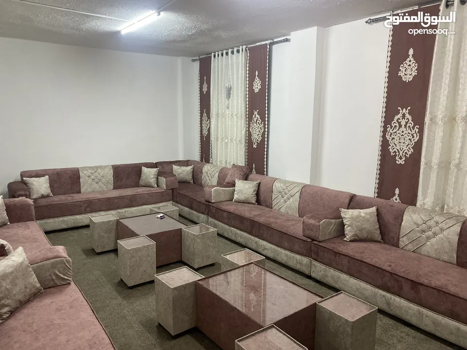 عرض خاص على جلسات الخليجية 17 مقعد + طقم طربيزاط مع مراكي + 10 مخدات