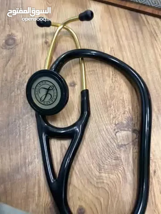 3m littmann cardiology gold  سماعه ليتمان الاصليه مع سيريل نمبر.  اللون ذهبي  ا