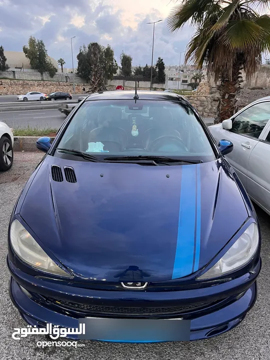 بيجو 206 موديل 2004 جير اوتوماتيك توب ترونيك ماتور 1400cc، الأجمل في الأردن