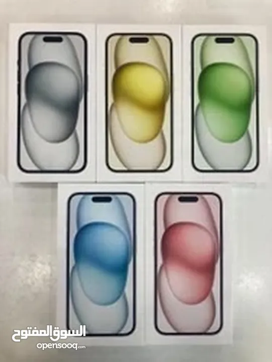 iPhone 15 (128GB/256GB) جديد  كفالة شرق اوسط لمدة عام من تاريخ الشراء الجهاز  يوجد بكج اصلي