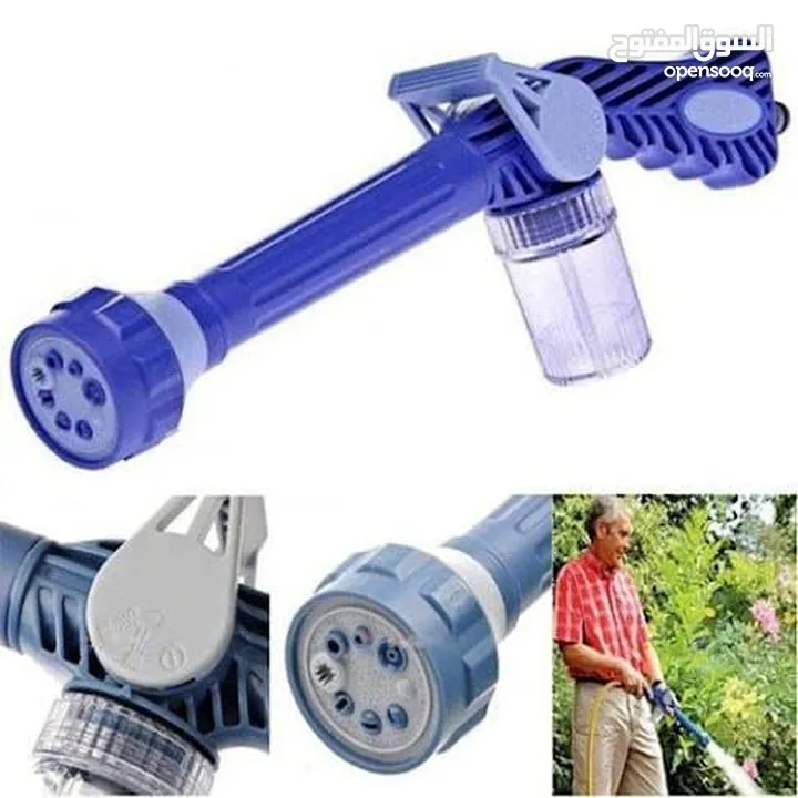 رشاش مياه و مضخة مياة EZ Jet Water Cannon يغسل وينظف السيارات و المنازل من الداخل والخارج والسلالم