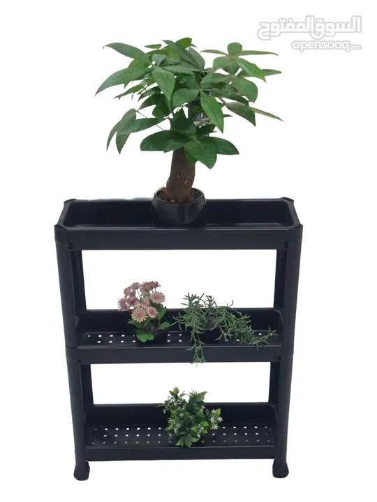 * Minty Life Vesken  3 tier in black color *Bergshult white shelves