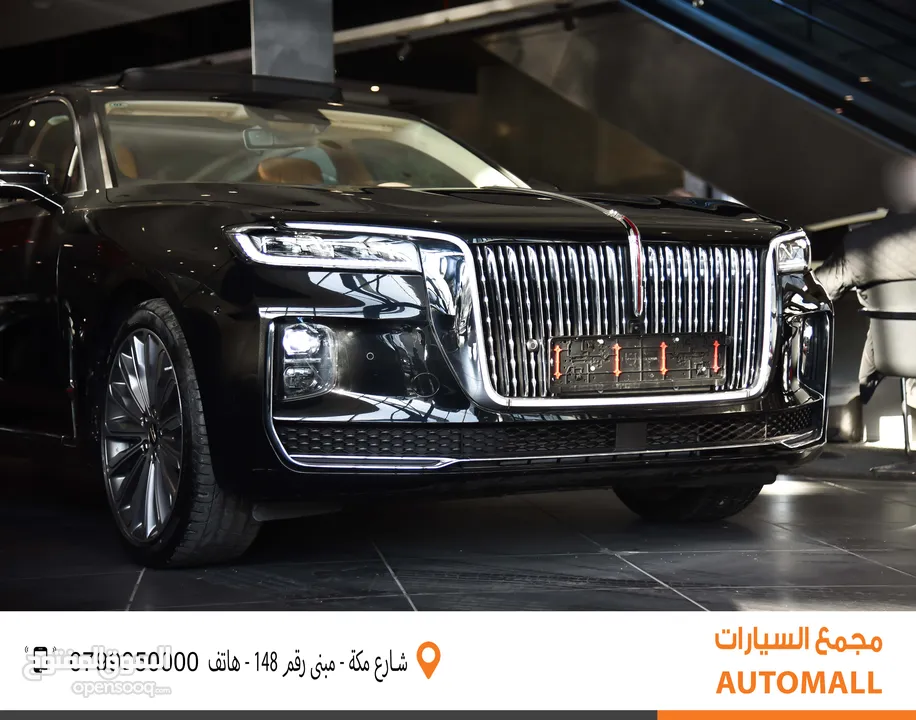 هونشي H9 مايلد هايبرد وارد وكفالة الوكالة 2023 Hongqi H9 45TD Mild Hybrid