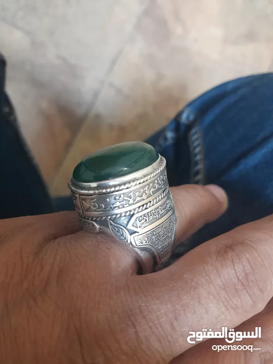 خاتم فضه شغل يدوي يراني