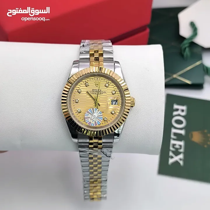 ساعات رولكس هاي كوالتي جميع الاصدارات جوده عاليه جدا استالس استيل ومتوفر جميع الماركات مع المرفقات